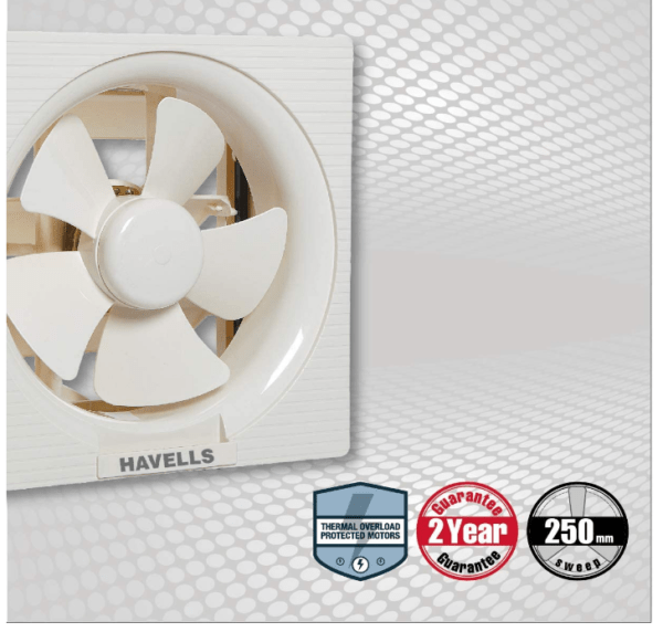 Havells Ventilair DX Hs Ventilation Fan 150mm White - Image 3