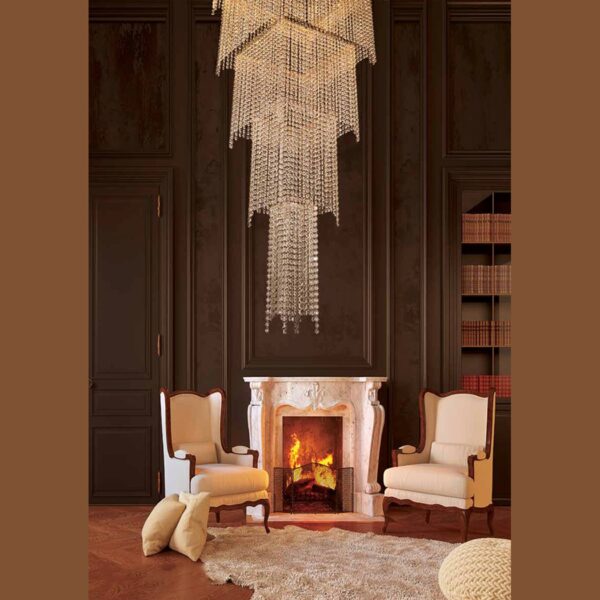 Havells Hyaline Chandelier 16 Lamp E14 Chrome - Image 2