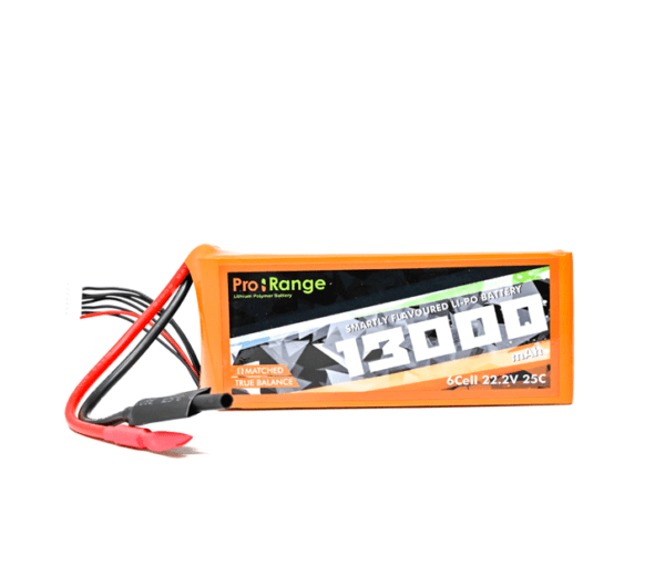 Orange 22.2V 13000mAh 25C 6S Lithium Polymer Battery Pack
