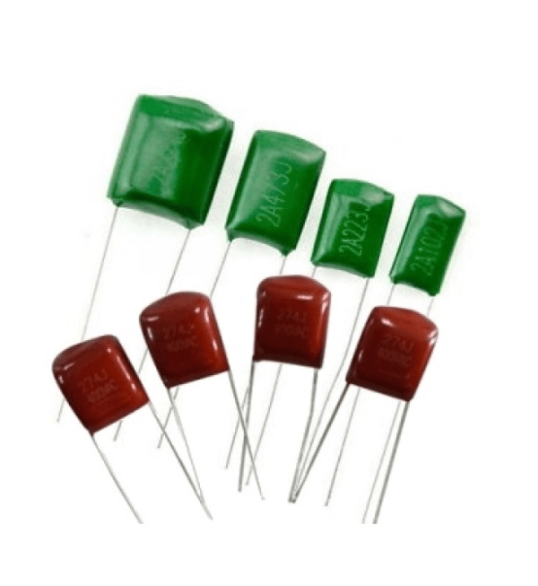 22nF (0.022uF)( 2J223J) – 630V Polyester Film Capacitor-(pack of 10) - Image 2