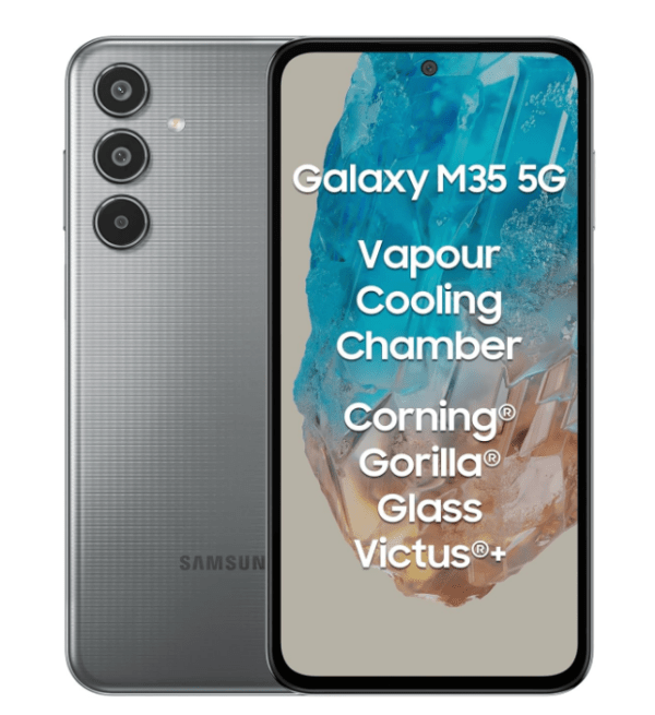 Samsung Galaxy M35 5G (Thunder Grey,6GB RAM,128GB Storage)