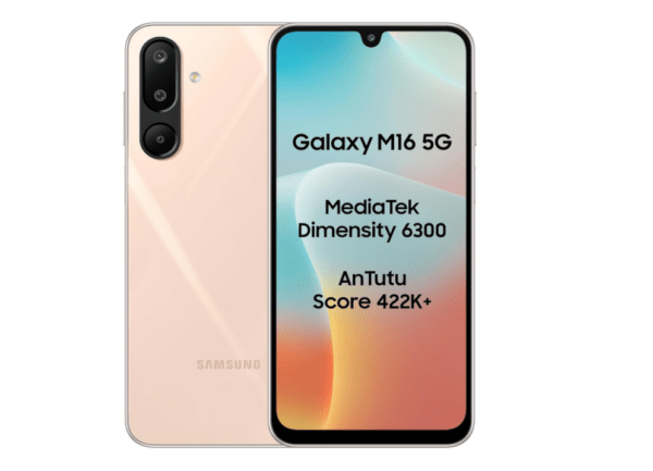 Samsung Galaxy M16 5G (Blush Pink, 8GB RAM, 128 GB Storage)