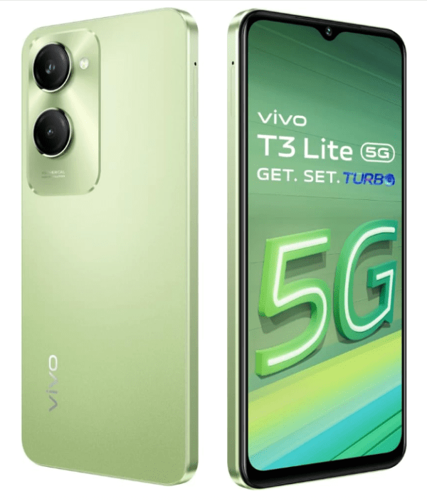 Vivo T3 Lite 5G Smartphone (Vibrant Green, 6GB Ram 128GB Storage) - Image 2