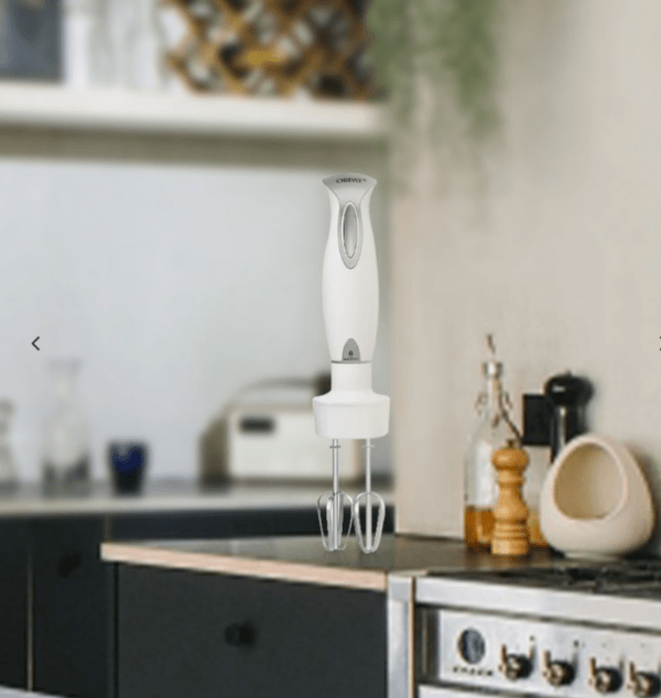 Hand Blender With Hand Mixer – HHB-187E HM – 400W – White - Image 2