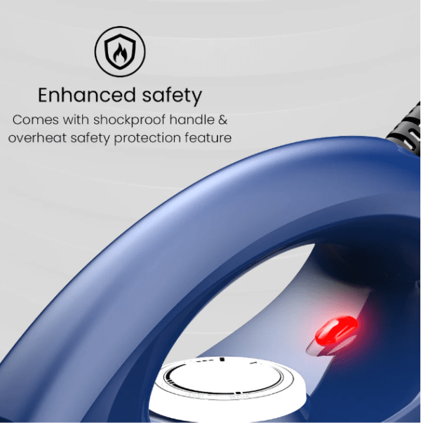 Crompton Rhino Plus 1250 W Heavy Weight Dry Iron - Image 3