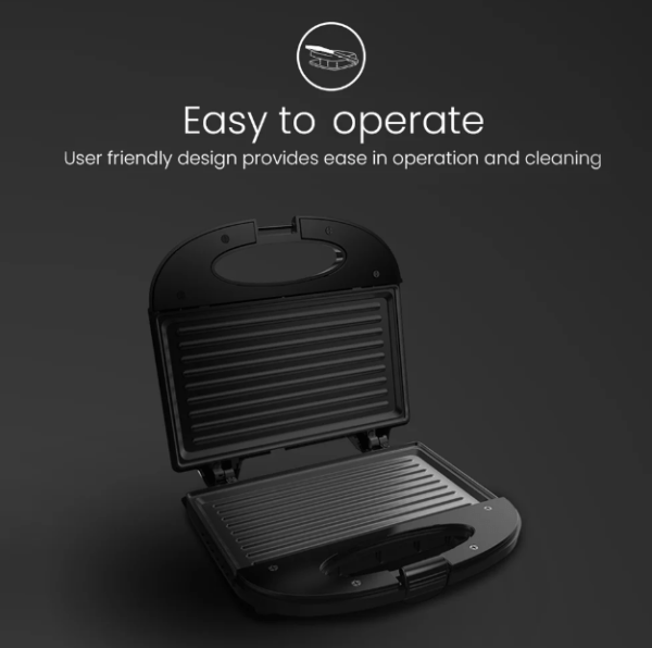 Crompton InstaServe Grill Sandwich Maker | 800 Watts - Image 4