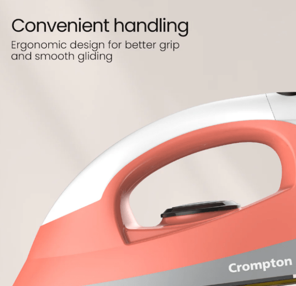 Crompton Brio Gold 1000 W Plastic Body Dry Iron - Image 2