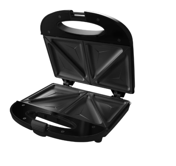 Crompton Instaserve Toast 800 Watts Sandwichmaker with Powerful Heating element (Black), Small