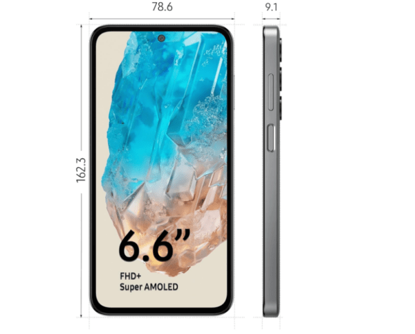 Samsung Galaxy M35 5G (Thunder Grey,6GB RAM,128GB Storage) - Image 2